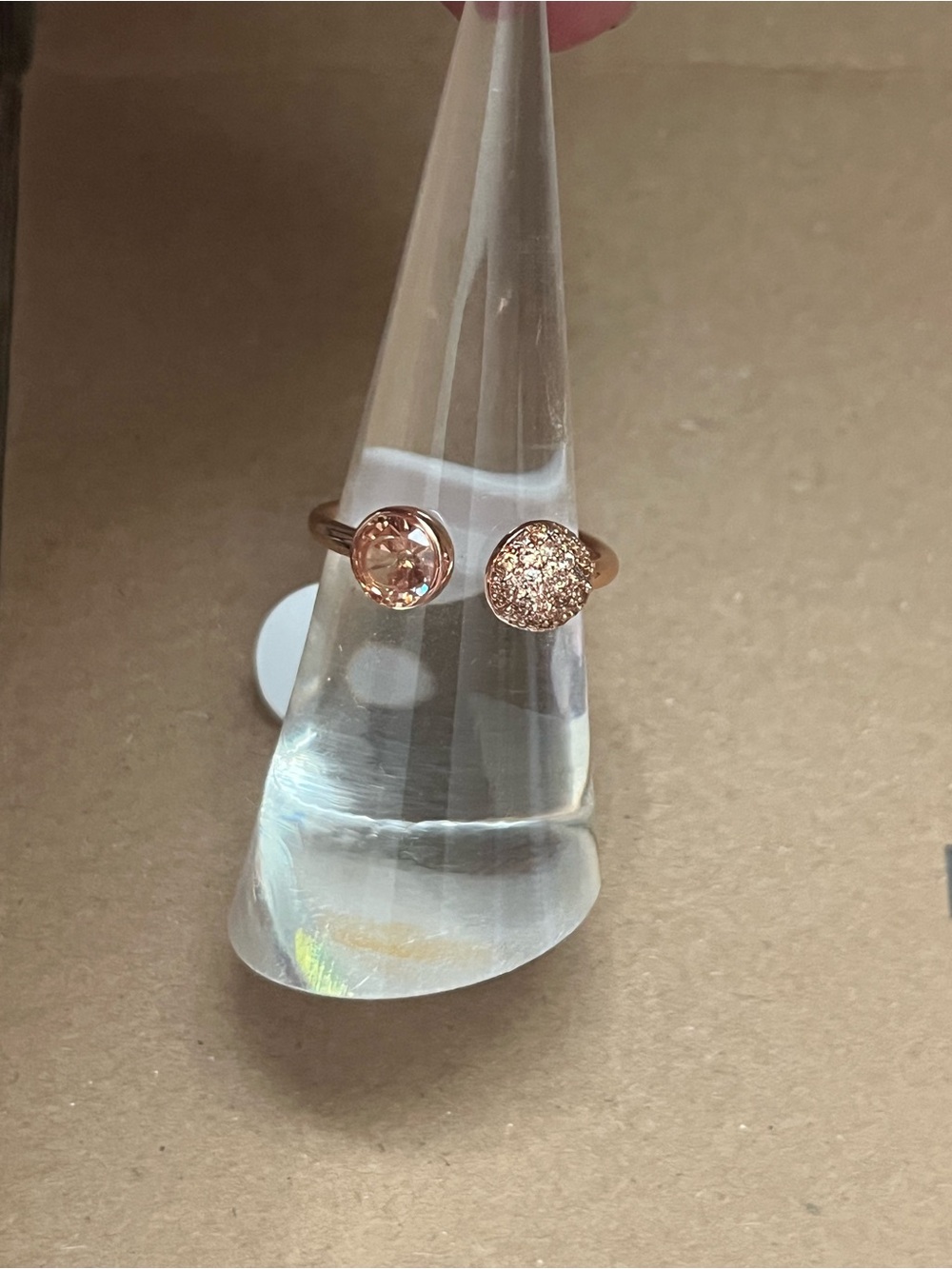 BP Ring - Born Beautiful - Size 7 - Rose Gold Plating